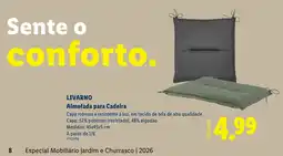 Lidl Livarano almofada para cadeira promoção