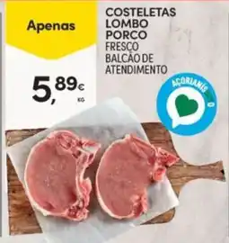 Continente Costeletas lombo porco promoção