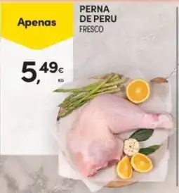 Continente Perna de peru fresco promoção