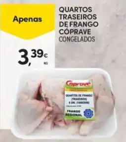 Continente Quartos traseiros de frango cóprave promoção