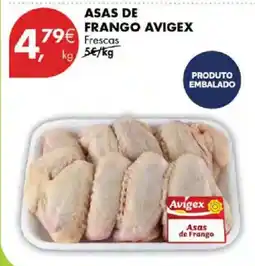 Pingo Doce Asas de frango avigex promoção