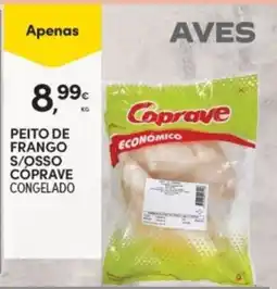 Continente Peito de frango s/osso coprave congelado promoção