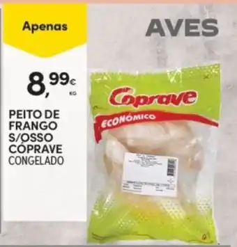 Continente Peito de frango s/osso coprave congelado promoção