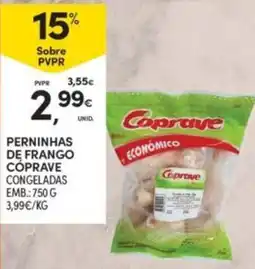 Continente Perninhas de frango cóp rave congeladas promoção