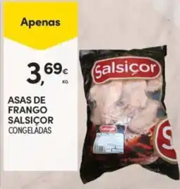 Continente Asas de frango salsiçor congeladas promoção