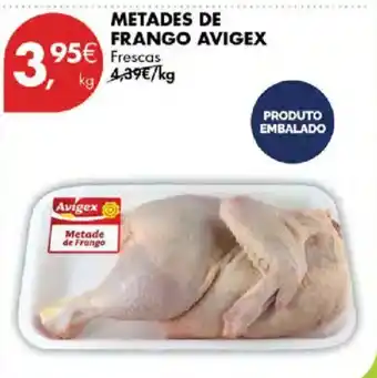 Pingo Doce metades de frango avigex promoção