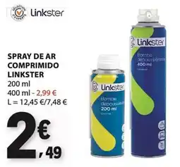 E.Leclerc spray de ar comprimido linkster promoção