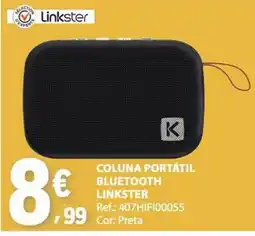 E.Leclerc Coluna portátil bluetooth linkster promoção