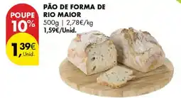 Pingo Doce Pão de forma de rio maior promoção