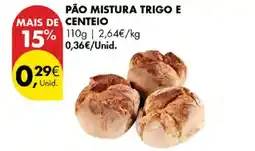 Pingo Doce Pão mistura trigo e centeio promoção