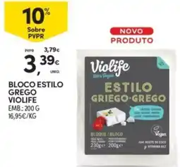 Continente Bloco estilo grego violife promoção