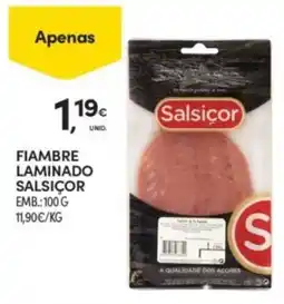 Continente Fiambre laminado salsiçor promoção