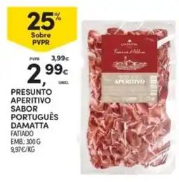 Continente presunto aperitivo sabor português damatta promoção