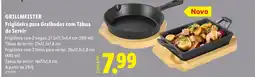 Lidl Grillmeister frigideira para grelhados com tábua de servir promoção
