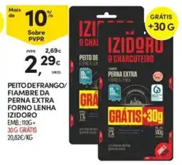 Continente Perna de frango izidoru promoção