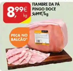 Pingo Doce Fiambre da pá pingo doce promoção