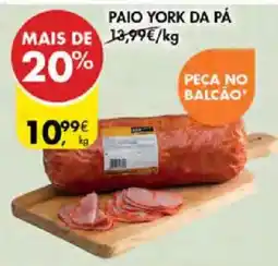 Pingo Doce Paio york da pá promoção