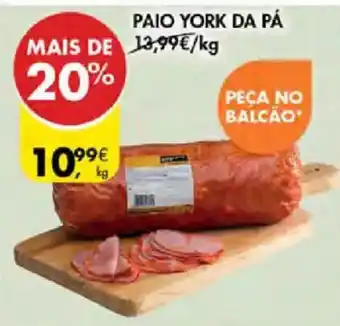 Pingo Doce Paio york da pá promoção