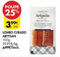 Pingo Doce Lombo curado artysan promoção