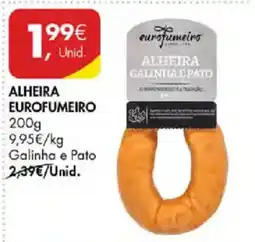 Pingo Doce Alheira eurofumeiro galinha e pato promoção