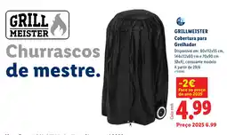 Lidl Grillmeister cobertura para grelhador promoção