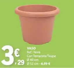 E.Leclerc vaso terra promoção