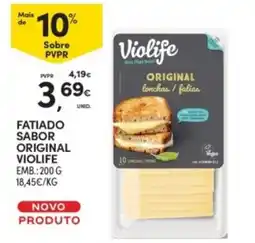 Continente Fatiado sabor original violife promoção