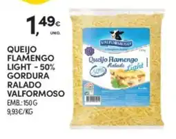 Continente Queijo flamengo ralado valformoso promoção