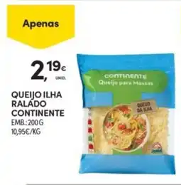 Continente Queijo ilha ralado continente promoção