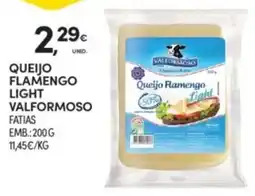 Continente queijo flamengo light valformoso promoção