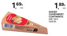 Continente Queijo camembert continente promoção