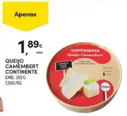 Continente Queijo camembert continente promoção