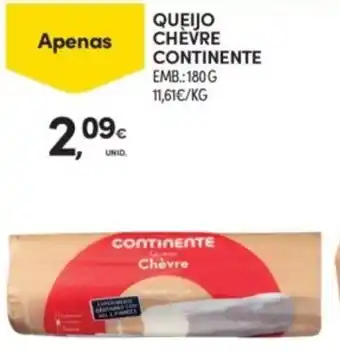 Continente Queijo chèvre continente promoção