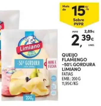Continente Queijo flamengo limiano promoção