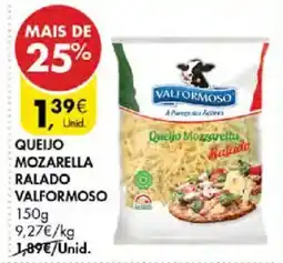 Pingo Doce queijo mozzarella ralado valformoso promoção