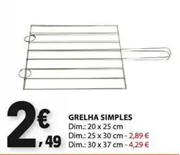 E.Leclerc grelha simples promoção