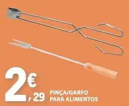 E.Leclerc Pinça/garfo para alimentos promoção