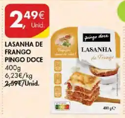 Pingo Doce Lasanha de frango pingo doce promoção