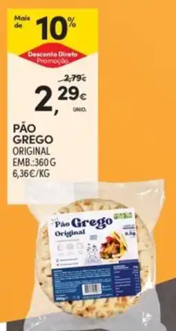 Continente Pão Grego Original promoção