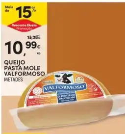 Continente Queijo pasta mole valformoso metades promoção