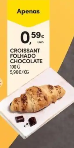 Continente Croissant folhado chocolate promoção
