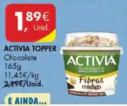 Pingo Doce activia topper chocolate promoção