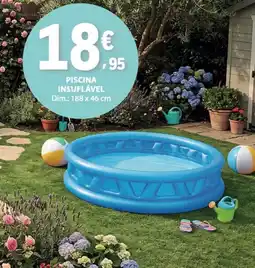 E.Leclerc piscina insuflável promoção