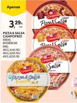 Continente pizza & salsa campo frio promoção