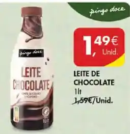 Pingo Doce Leite de chocolate pingo doce promoção