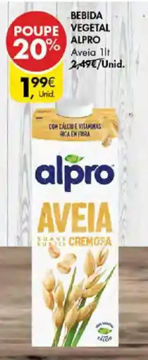 Pingo Doce Alpro Aveia promoção