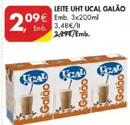 Pingo Doce Leite uht ucal galão promoção