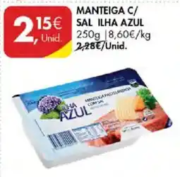 Pingo Doce Manteiga c/ sal ilha azul promoção