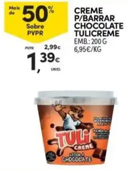 Continente Creme p/barrar chocolate tulicreme promoção
