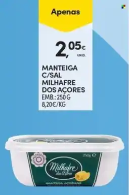 Continente Manteiga c/sal milhafre dos açores promoção